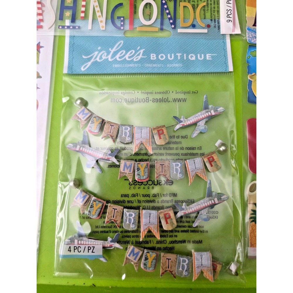 Jolees Boutique Stickers Lot of 5 Scrapbooking Travel Vacation Colorado Hawaii - Picture 3 of 5